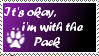 -Stamp- I'm with the Pack by ZeviLoupGarou