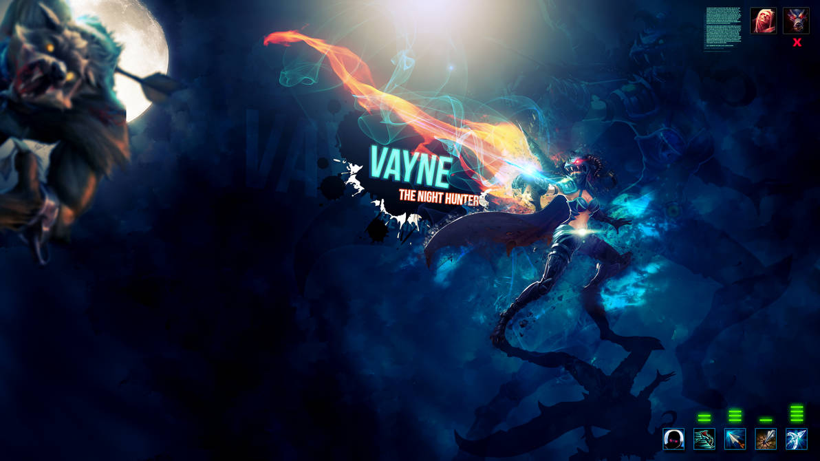 Wallpaper Hd Vayne League Of Legends By Aynoe On Deviantart