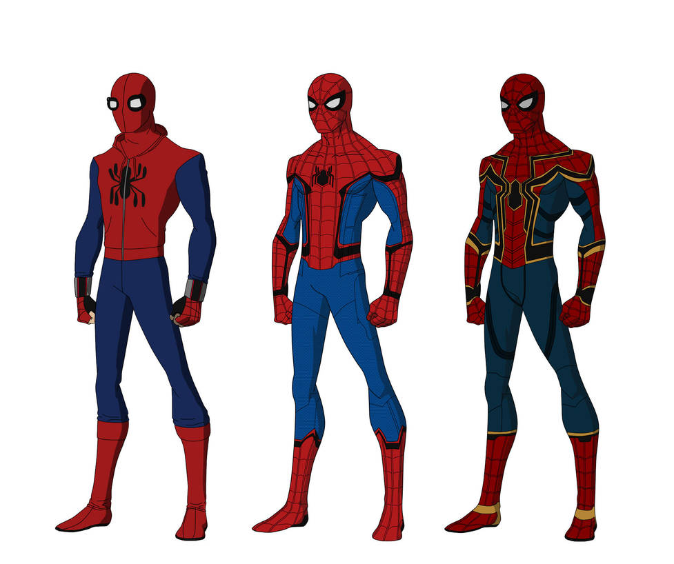 Spider-Man Homecoming suits by shorterazer on DeviantArt