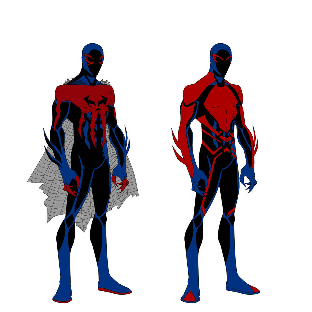 Spider-Man 2099 costume variant by shorterazer