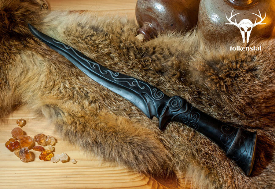 Ebony Dagger Replica - Skyrim by Folkenstal