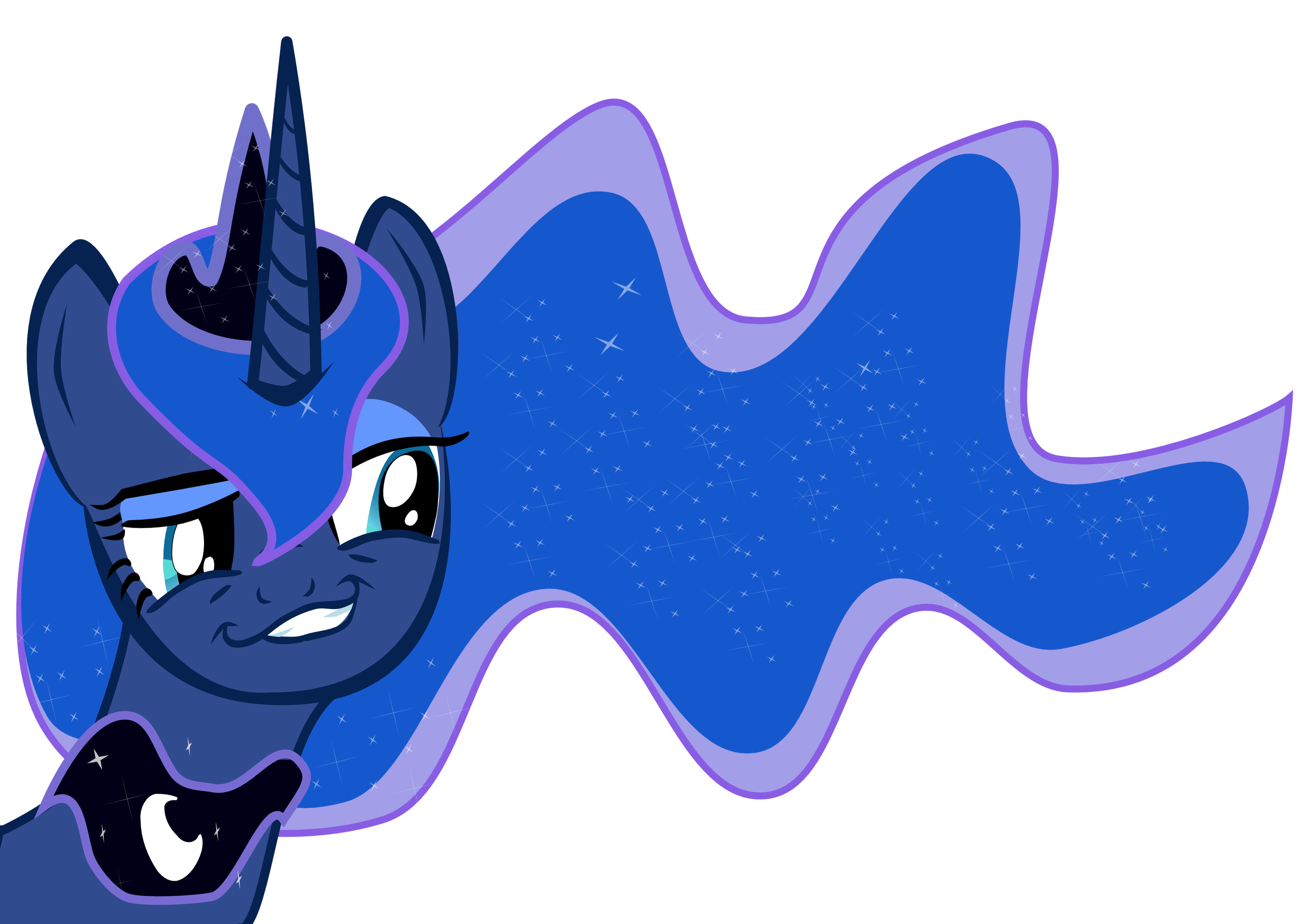 Mlp Princess Luna Smirk by pintara