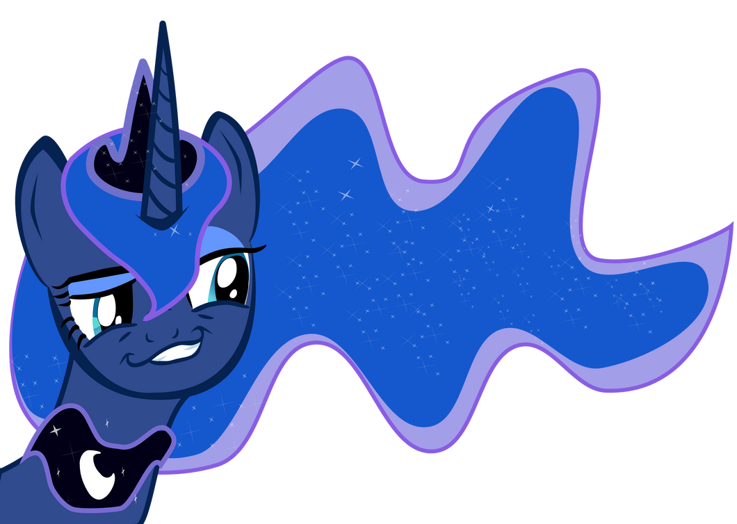 Mlp Princess Luna Smirk by pintara