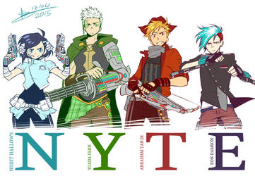RWBY OCs - Team NYTE by ABD-illustrates