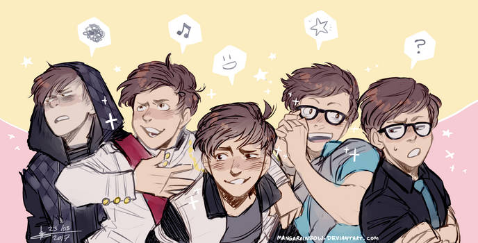 Sanders Sides by ABD-illustrates