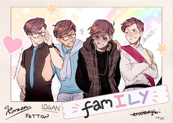 Sanders Sides - famILY by ABD-illustrates