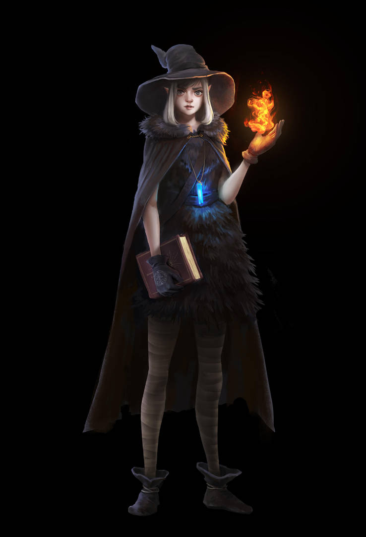 Ayne's Journey - Ayne the little witch by fabianrensch