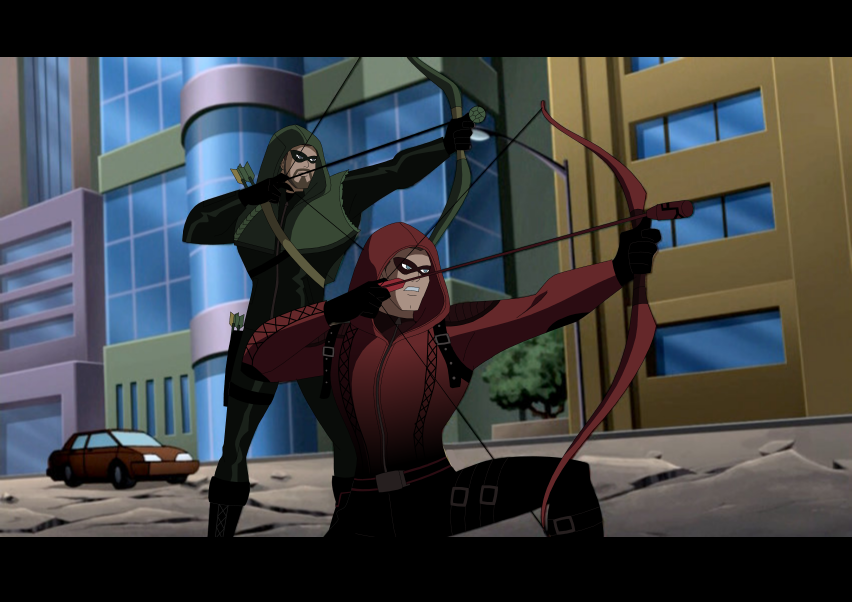Arrow\The Flash: JLU Style: Ollie and Roy by AMTModollas