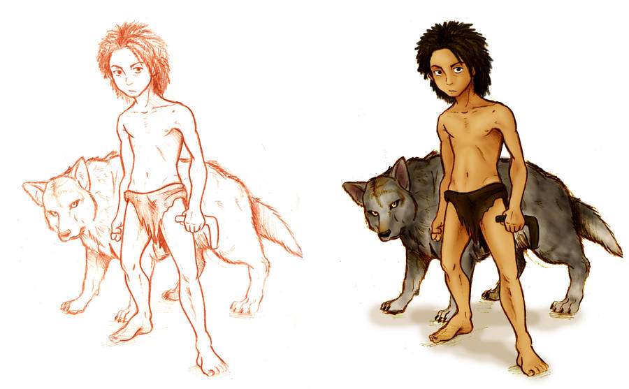 The Jungle Book- Mowgli by J-e-J-e