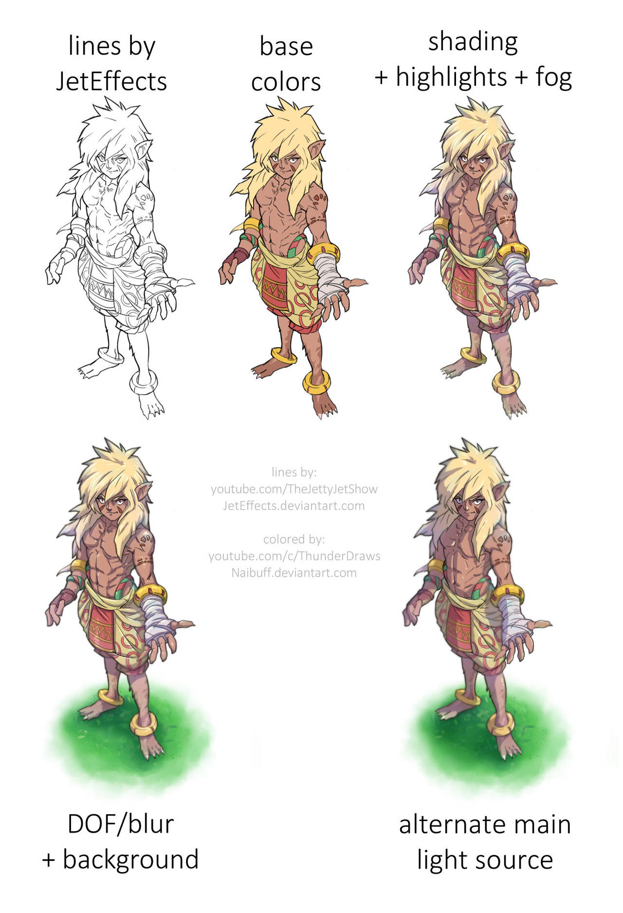 BEAST - Lineart by JetEffects - Process by NaiBuff