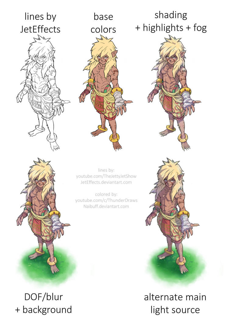 BEAST - Lineart by JetEffects - Process by NaiBuff