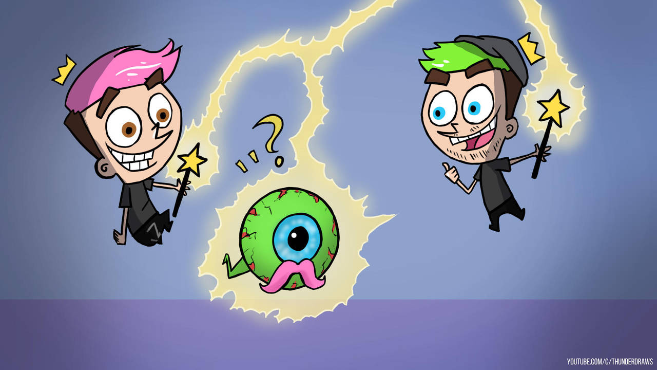 FAIRLY ODD YOUTUBERS - Jacksepticeye / Markiplier by NaiBuff
