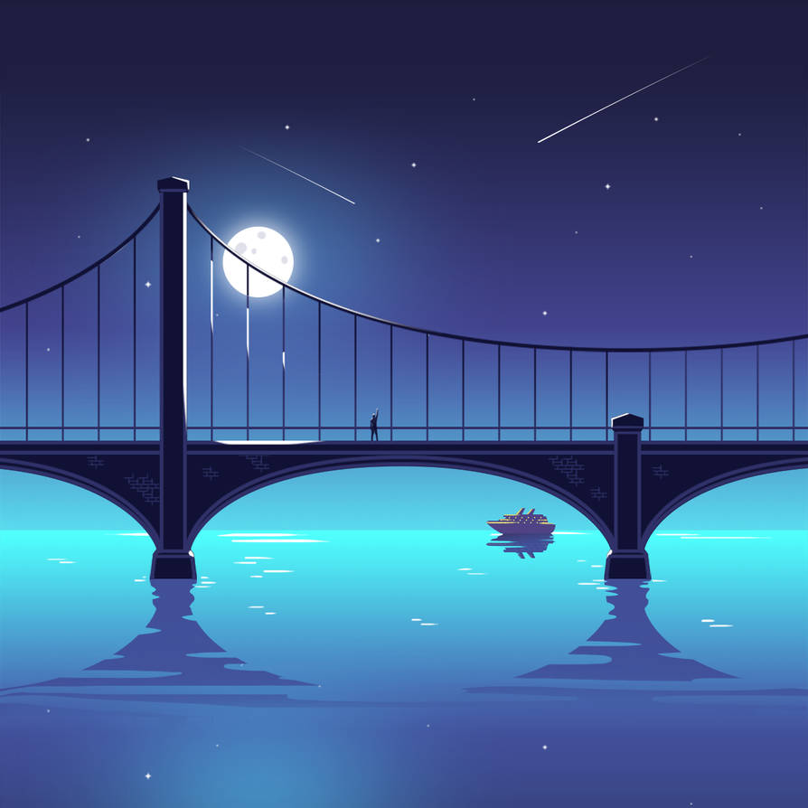 Bridge Illustration by Icondesire on DeviantArt