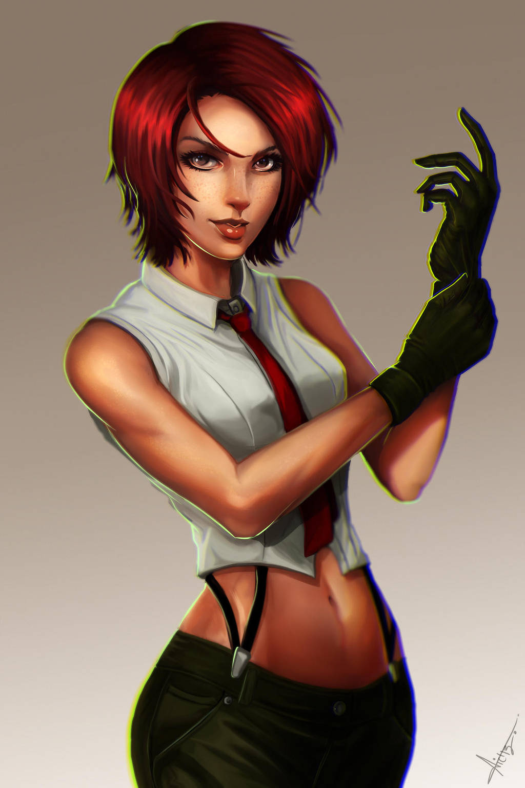 Vanessa KOF tribute. by victter-le-fou