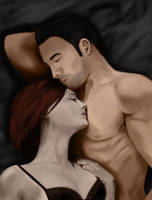 Kaidan Alenko and Lilly Shepard by LilliBP