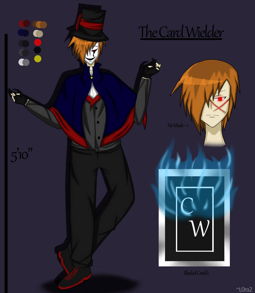 Cpoc The Card Wielder Reference Sheet By L0ra2 On Deviantart