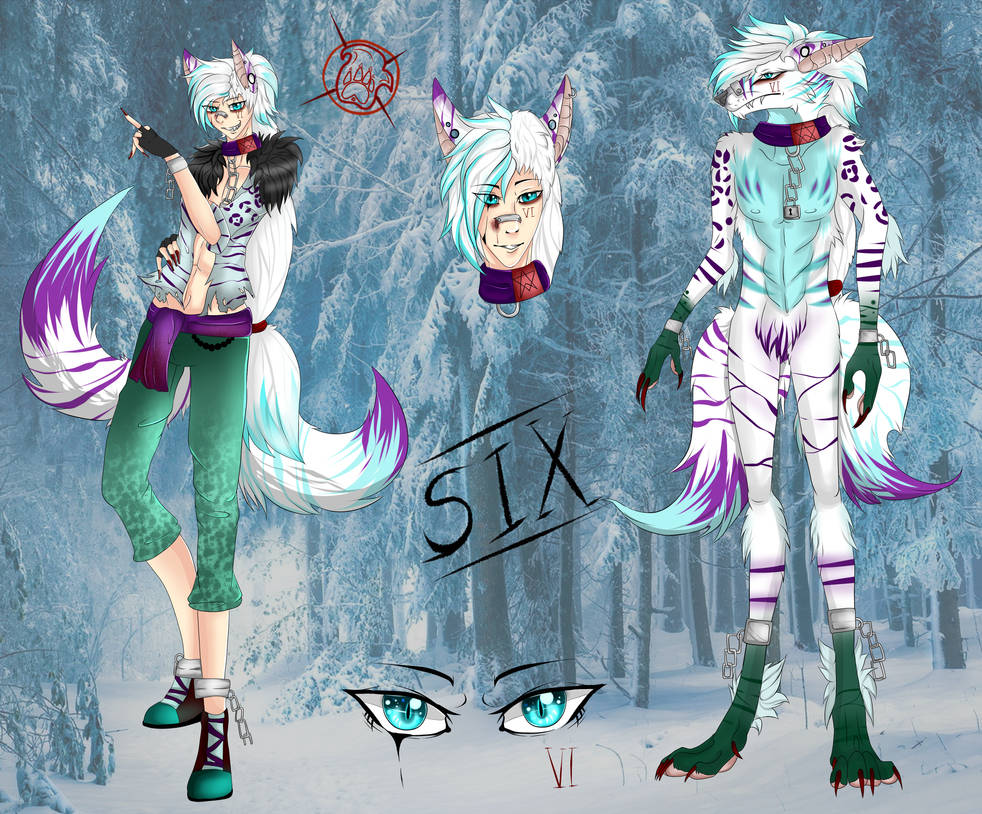 -Six- werwolf full ref by xXFireStarryXx