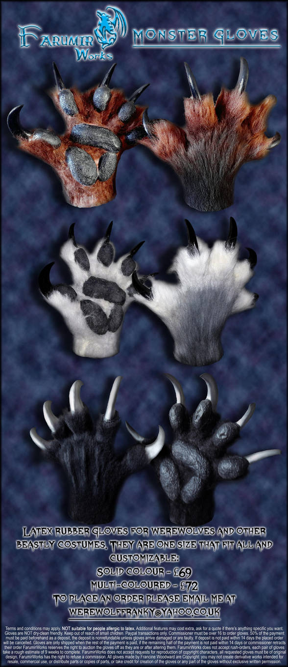FarumirWorks - Monster Paws commissions prices by Farumir FarumirWorks - Monster Paws commissions prices by Farumir