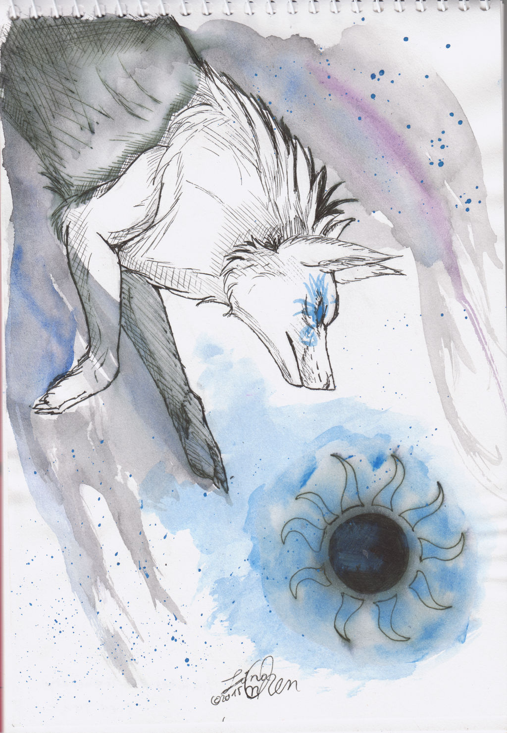 Inktober #5 - Treachery by Nychata