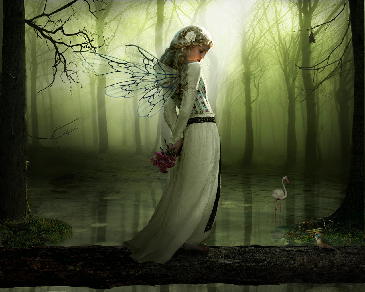 Green Fairy WP by Pygar