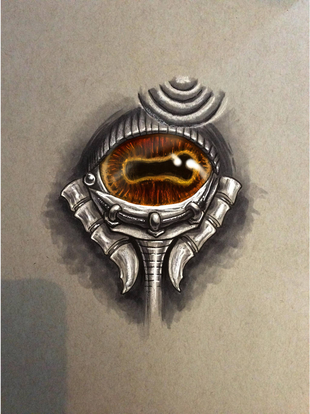 Bio-Mech Goat Eye by MillionPM