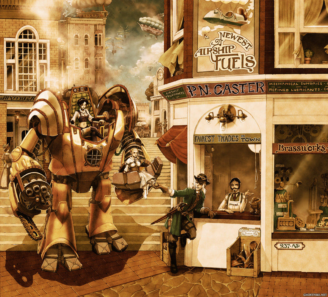 P.N.Caster-Airship Provisioner by ghostfire