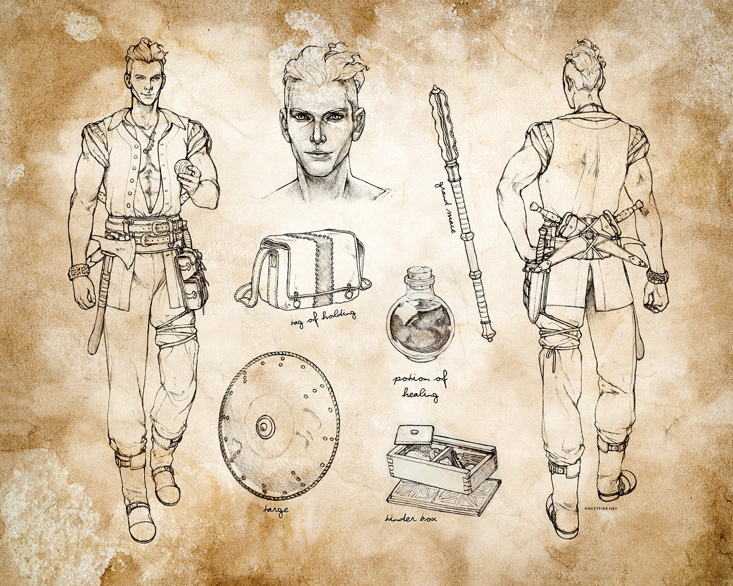 Air Genasi Barbarian Character Sheet by ghostfire