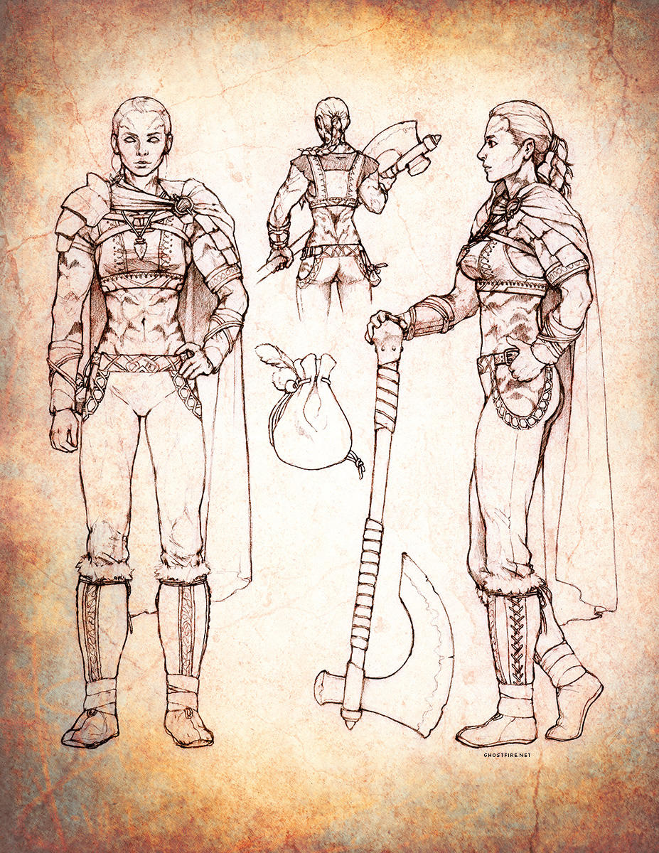 Goliath Barbarian Character Sheet by ghostfire