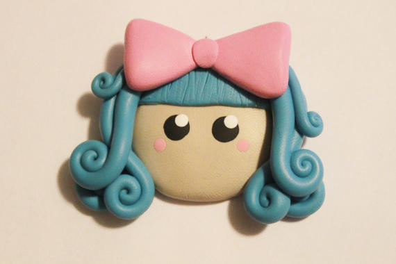 Polymer Clay Head Charm by CharmStop