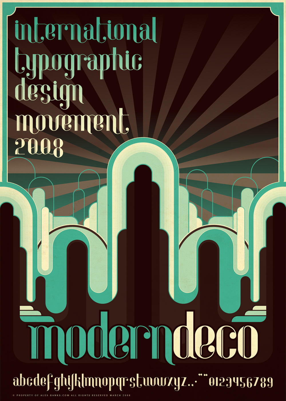 Modern.Deco.Typography by atobgraphics