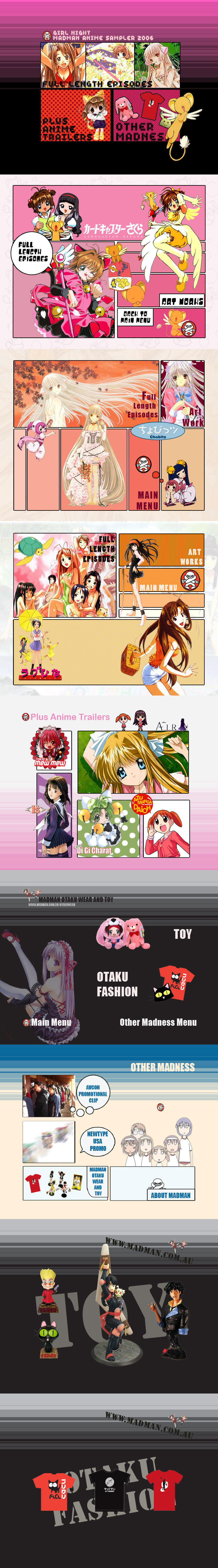 Madman DVD menu by chon-chan