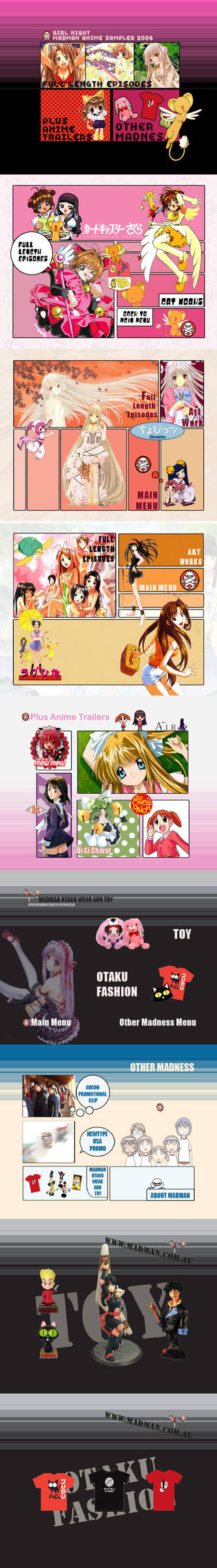Madman DVD menu by chon-chan