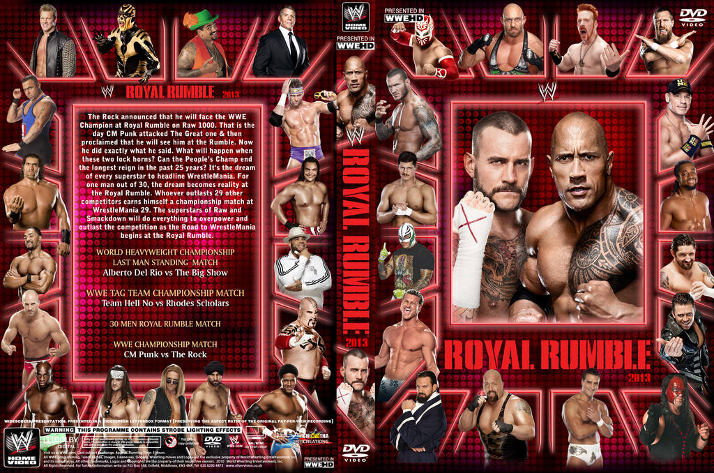 WWE Royal Rumble 2013 DVD Cover V1. by Chirantha on DeviantArt