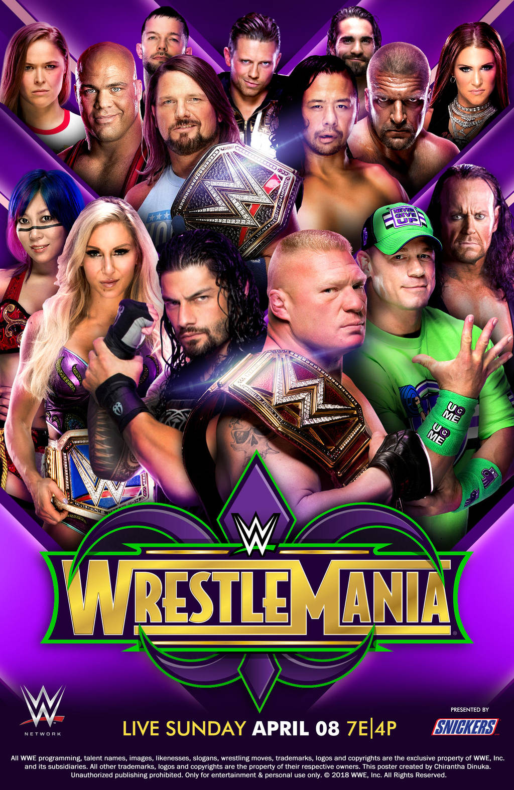 Wrestlemania 34 Wrestlemania 34