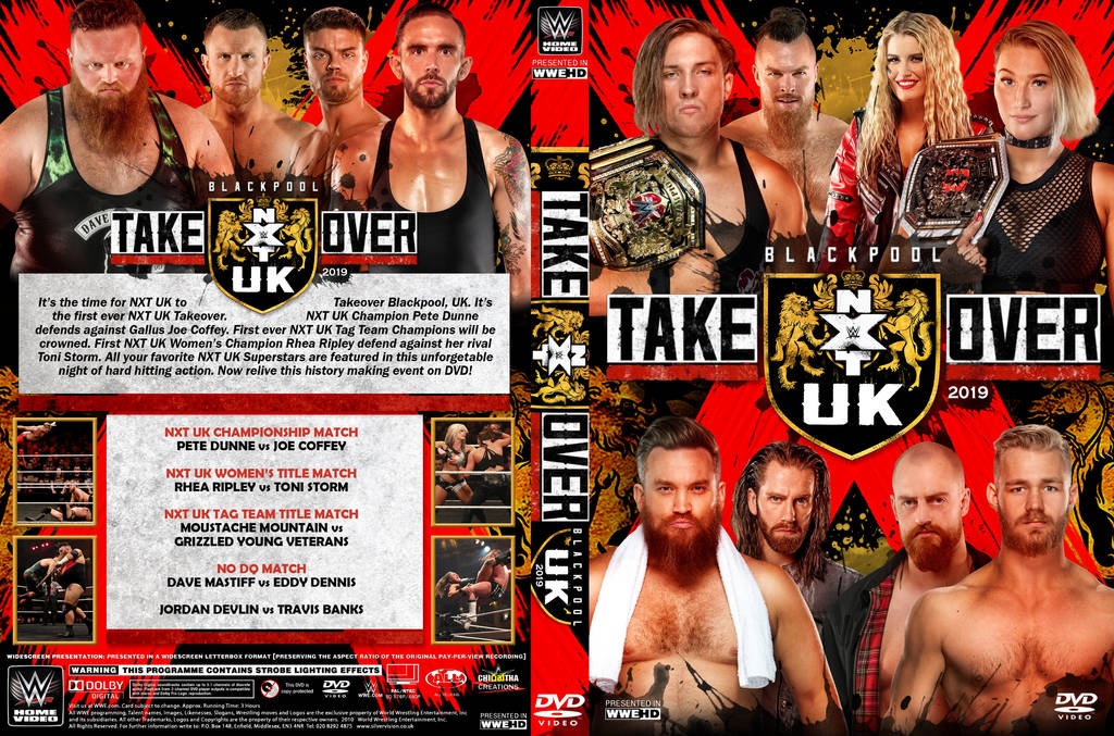 Wwe Nxt Uk Takeover Blackpool 2019 Dvd Cover By Chirantha On Deviantart