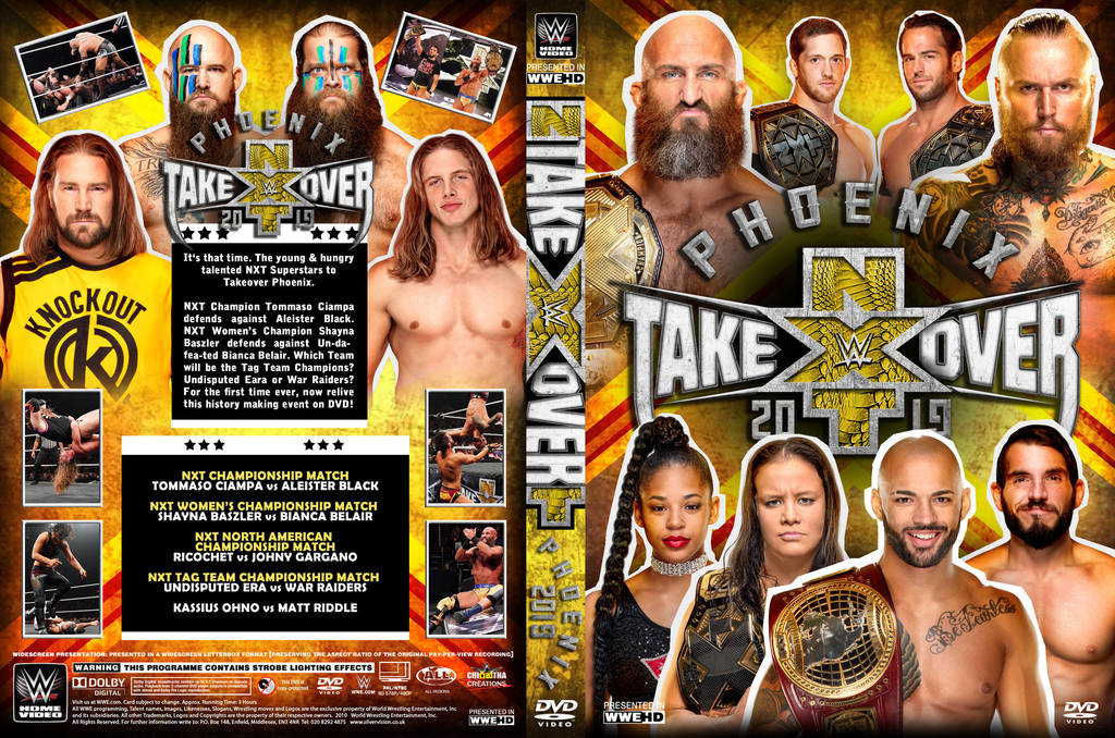 Resultado de imagen para WWE NXT TakeOver Phoenix 2019 dvd