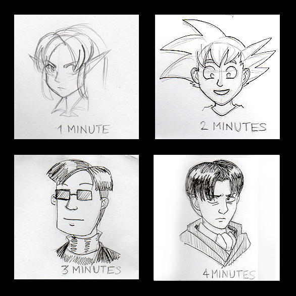 Commissions - Pay-Per-Minute Sketches by ryuuza-art