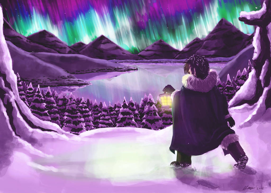 Northern Lights (new version) by ryuuza-art
