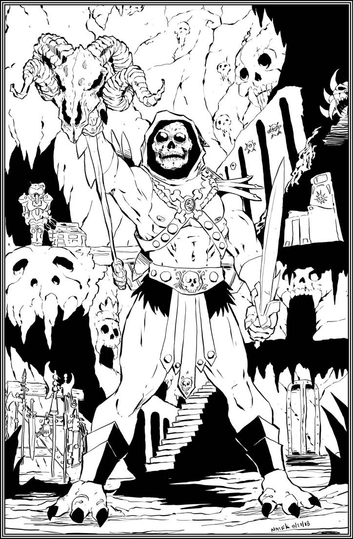 Skeletor in Castle Grayskull by NathanKroll