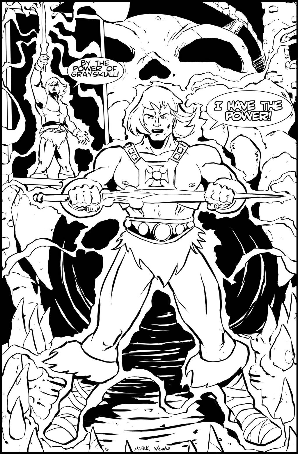He-Man Transformation by NathanKroll