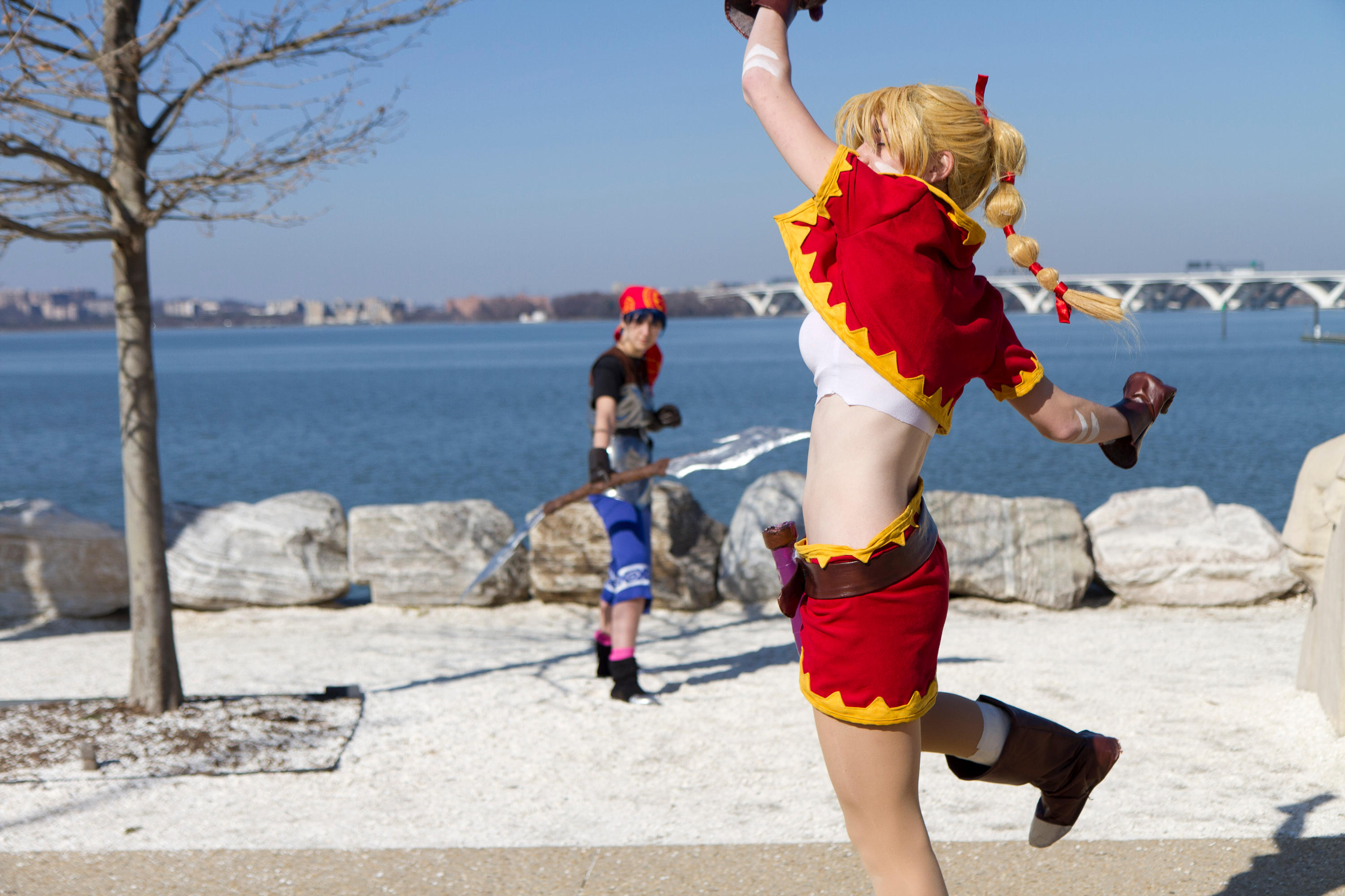 Chrono Cross - Kidd and Serge Photoshoot - 2 by octomobiki