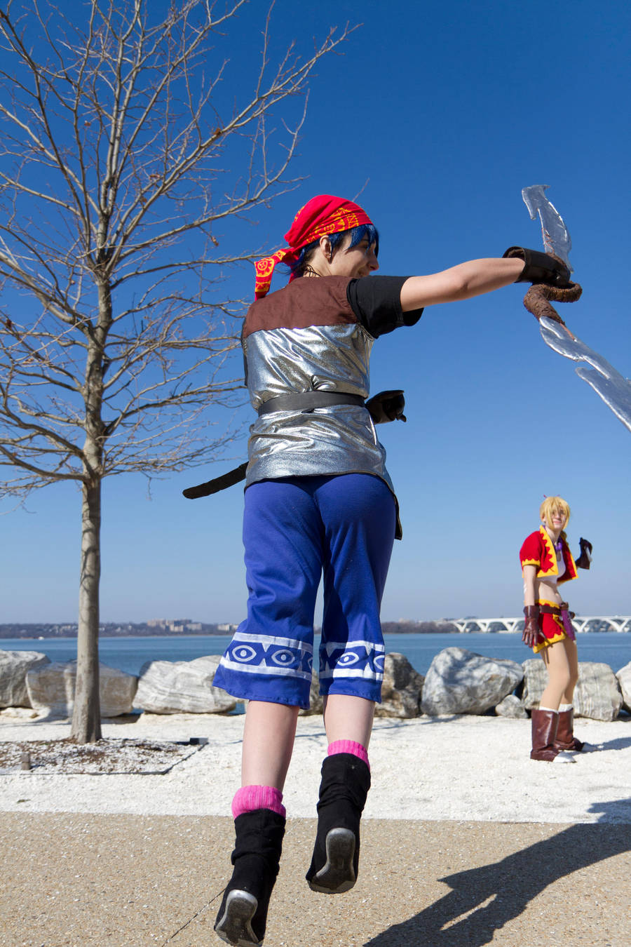 Chrono Cross - Kidd and Serge Photoshoot 3 by octomobiki