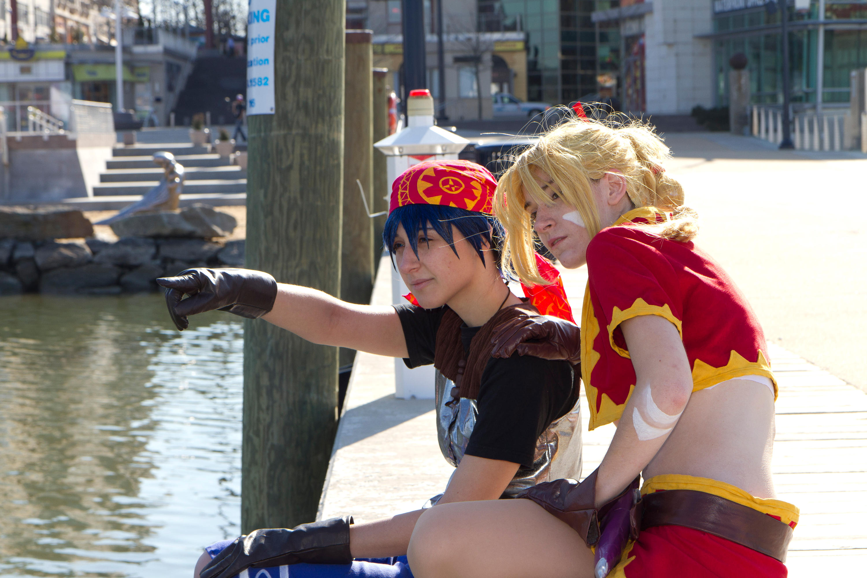 Chrono Cross - Kidd and Serge Photoshoot 5 by octomobiki