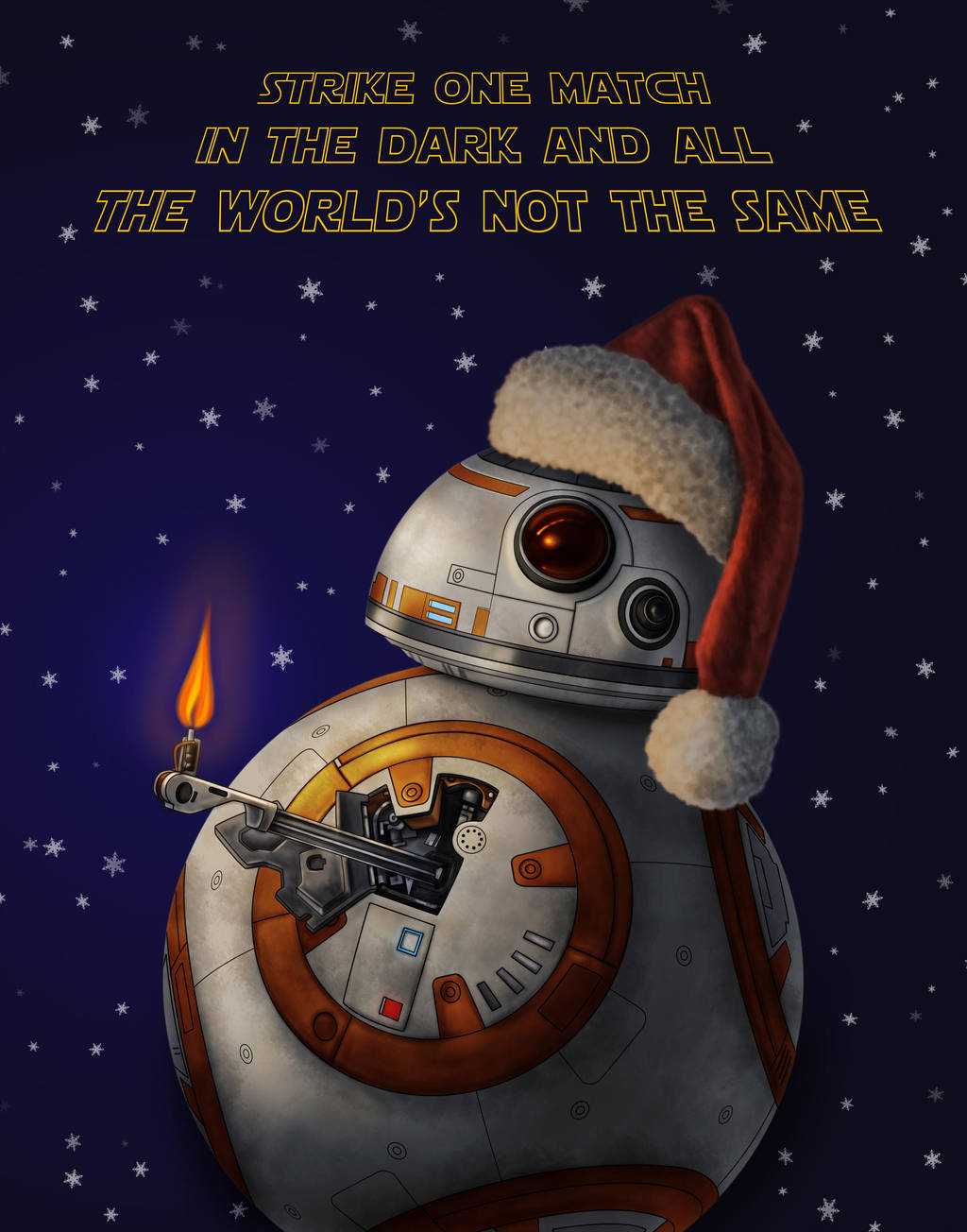 BB8 Holiday by dragynsart