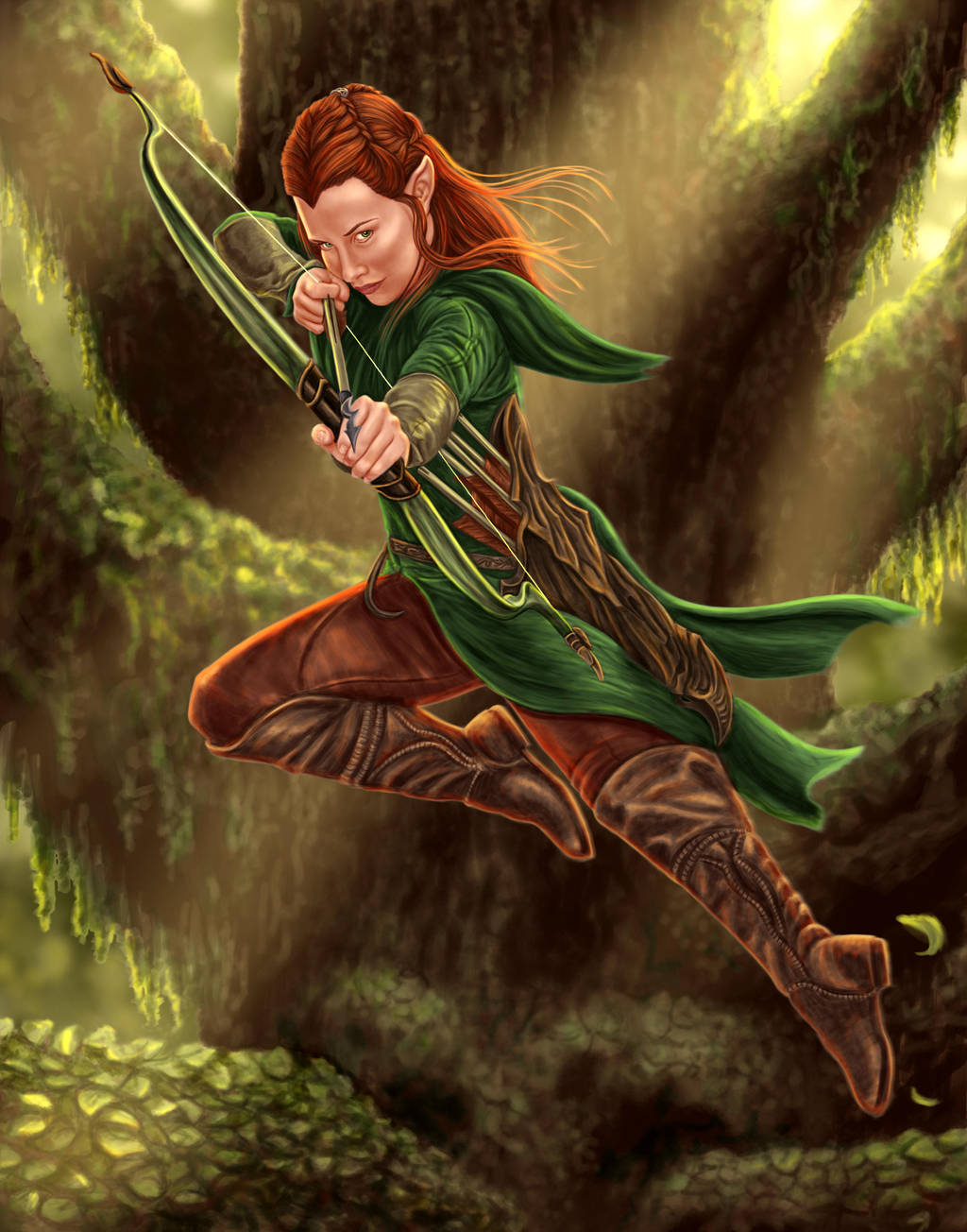 Tauriel by dragynsart