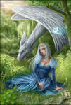 Aliele and the Furry Dragon by daekazu