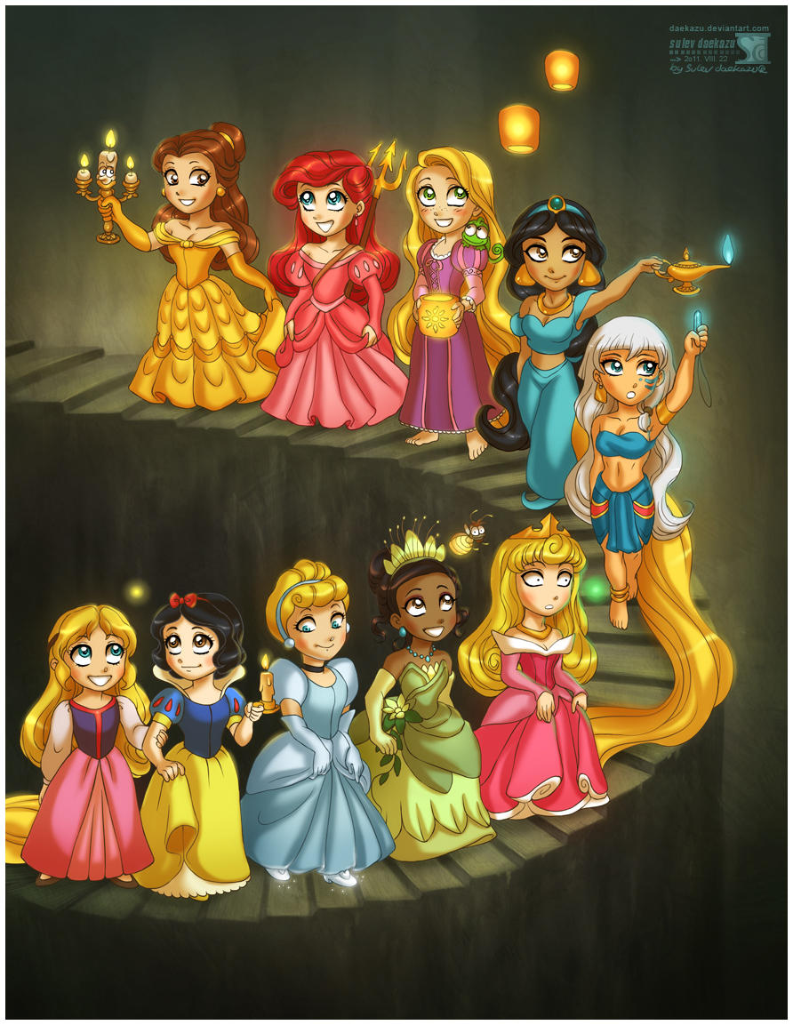 Your fav Disney's Princess by daekazu