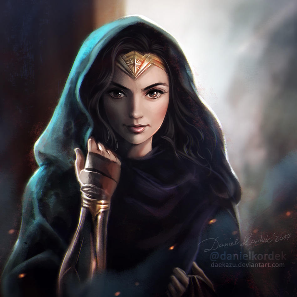Wonder Woman Portrait by daekazu