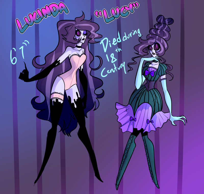 Hazbin Hotel Oc Lucinda Ref Sheet By Verenavenus On