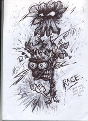 Rage - Biro by Jamdeski
